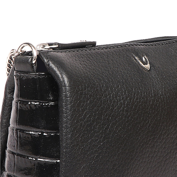 Corso 01 Black Leather Sling Bag