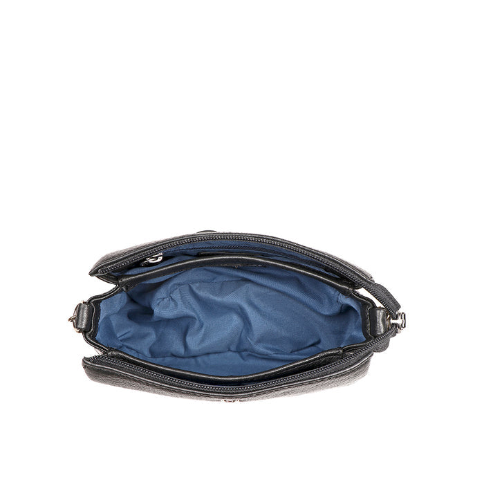 Corso 01 Black Leather Sling Bag