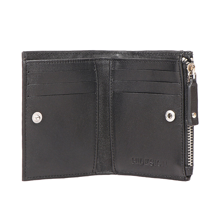 Corso W1 Black Leather Bi-Fold Wallet