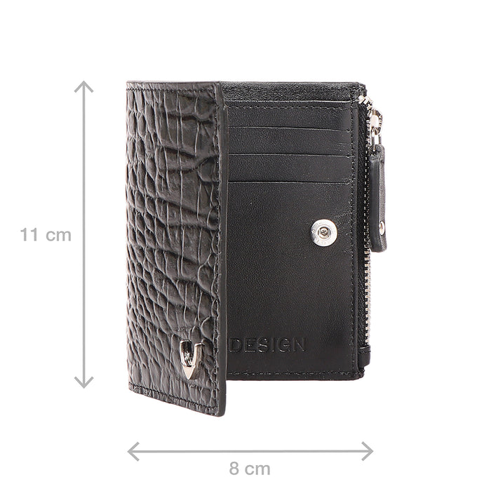 Corso W1 Black Leather Bi-Fold Wallet