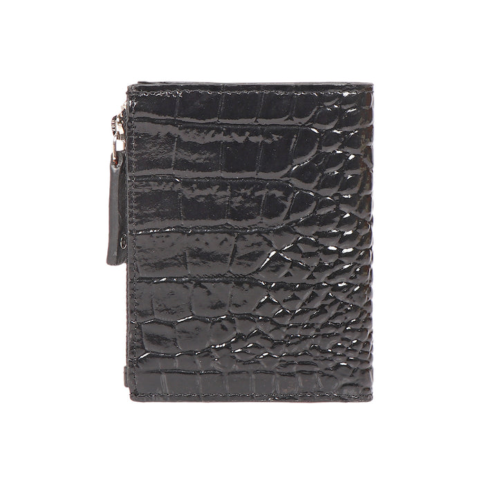 Corso W1 Black Leather Bi-Fold Wallet