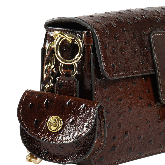 Cottage Brown Leather Shoulder Bag