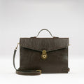 Count 01 Green Leather  Messenger Bag