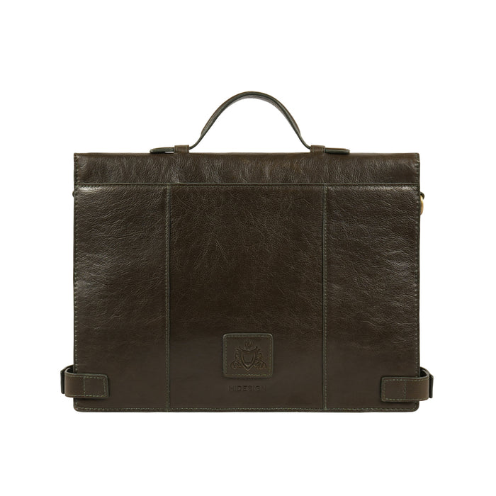 Count 01 Green Leather  Messenger Bag
