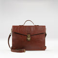 Count 01 Tan Leather  Messenger Bag