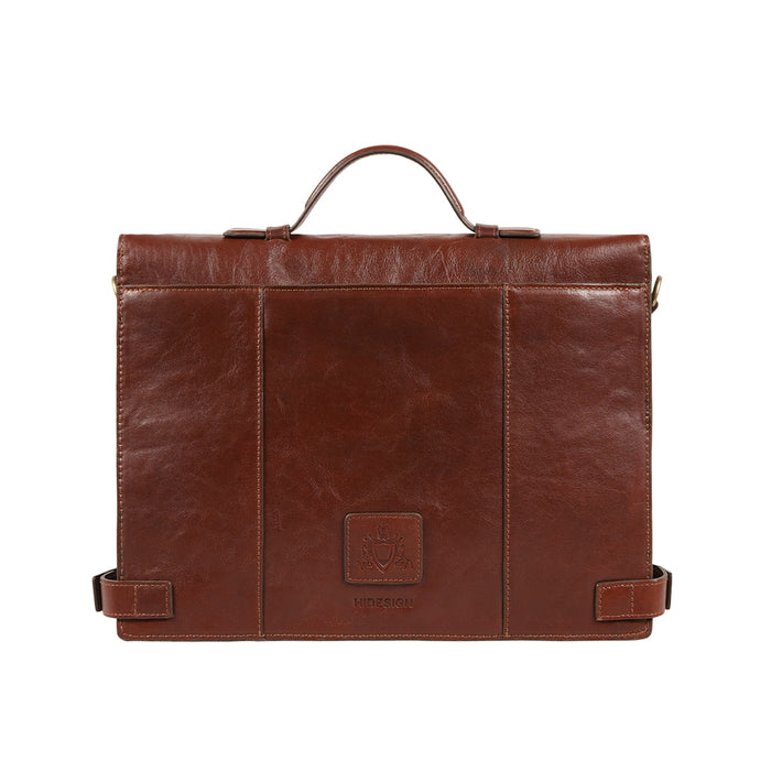 Count 01 Tan Leather  Messenger Bag