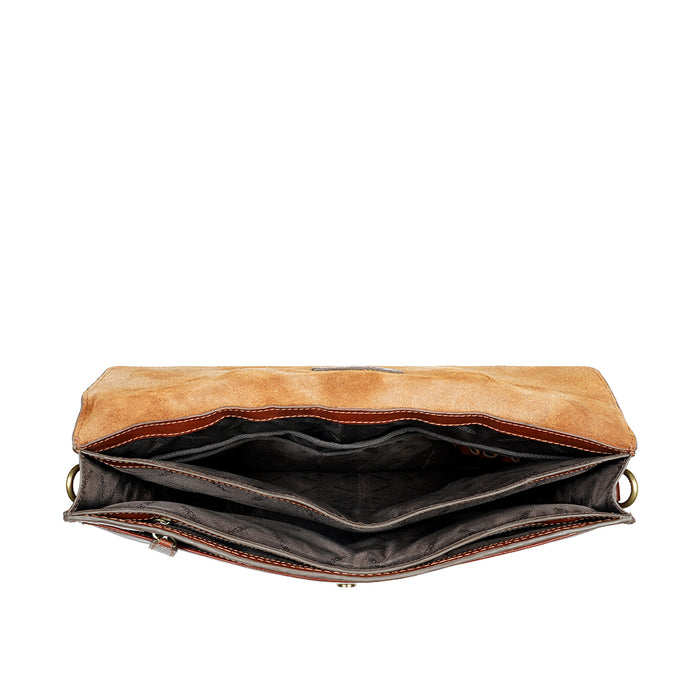 Count 01 Tan Leather  Messenger Bag