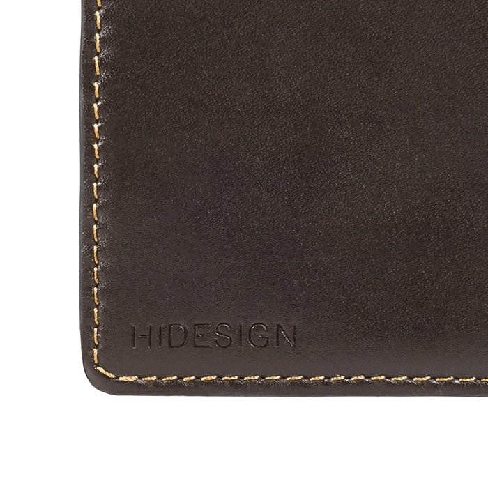 Count W1 Brown Leather Bi-Fold Wallet