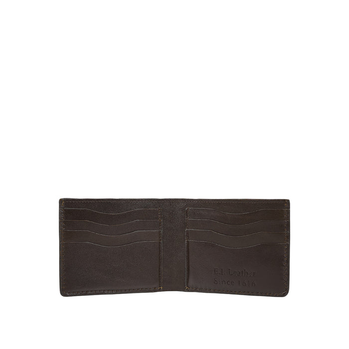 Count W1 Brown Leather Bi-Fold Wallet