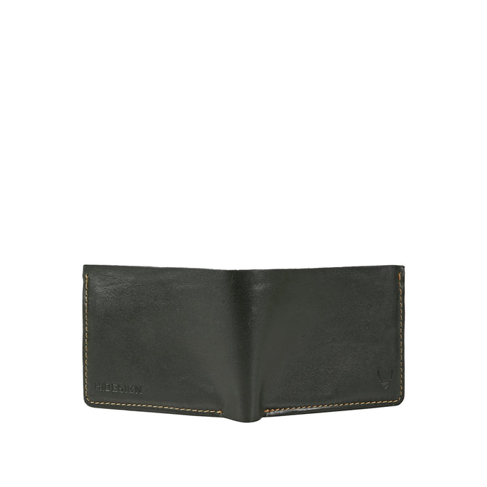 Count W2 Green Leather Bi-Fold Wallet