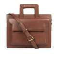 Creation - 01 Brown Leather  Briefcase