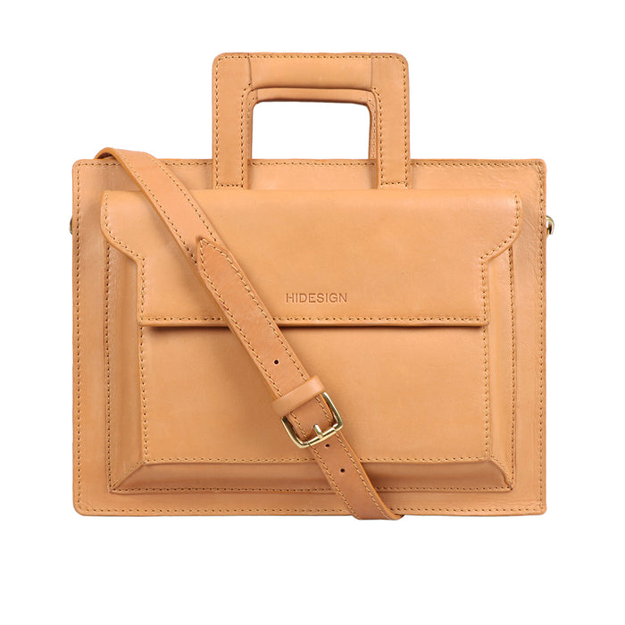 Creation - 01 Nude Leather  Briefcase