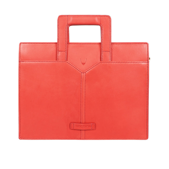 Creation - 01 Red Leather  Briefcase