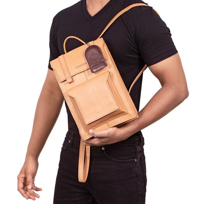 Creation - 02 Nude Leather  Backpack