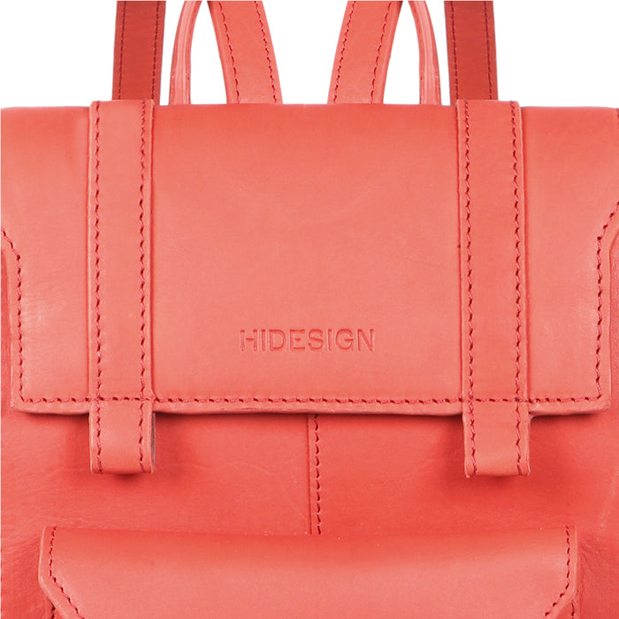 Creation - 02 Red Leather  Backpack