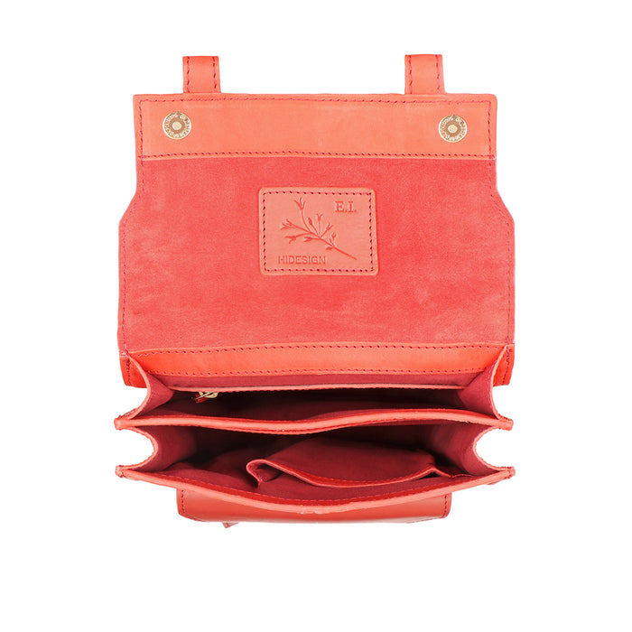 Creation - 02 Red Leather  Backpack