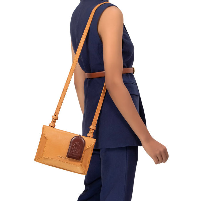 Creation -03 Nude Leather  Crossbody