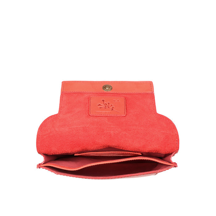 Creation -03 Red Leather  Crossbody