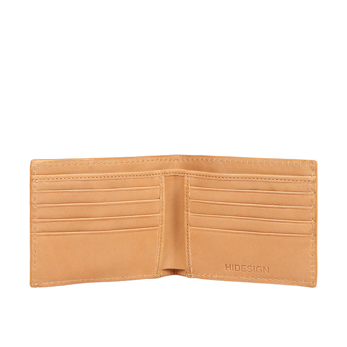 Creation -W1 Nude Leather Bi-Fold Wallet