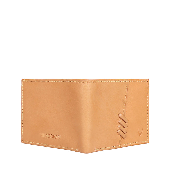 Creation -W1 Nude Leather Bi-Fold Wallet