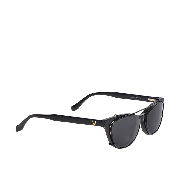 Crete Unisex Black Convertible Sunglasses