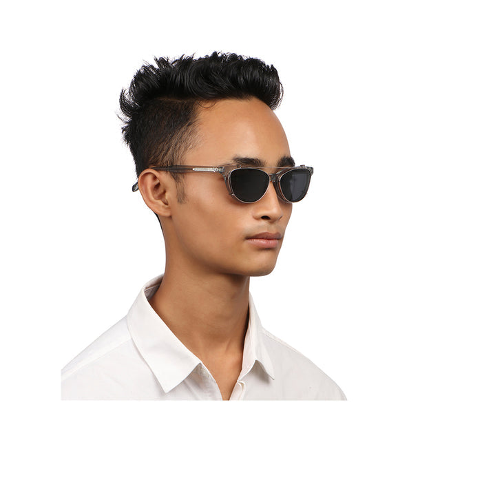 Crete Unisex Grey Convertible Sunglasses