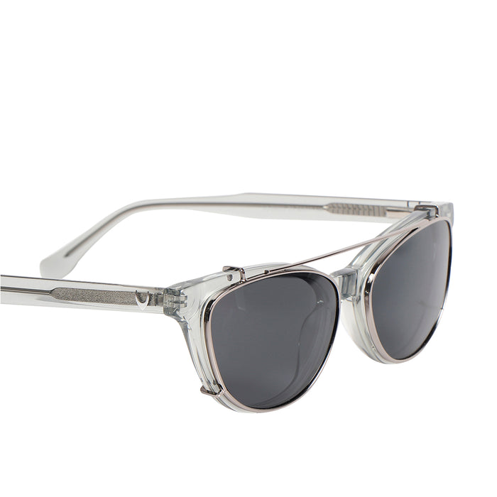Crete Unisex Grey Convertible Sunglasses