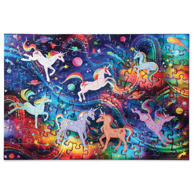 Crocodile Creek - Holographic Unicorn Galaxy Puzzle 100pc