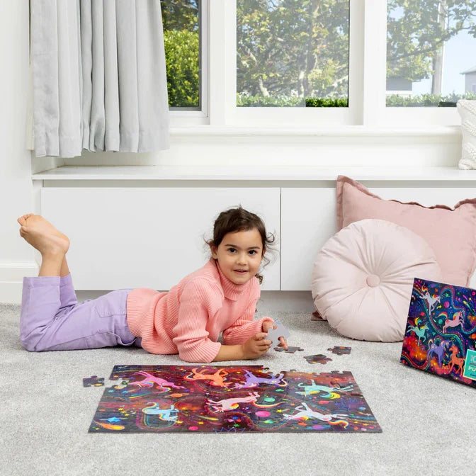 Crocodile Creek - Holographic Unicorn Galaxy Puzzle 100pc