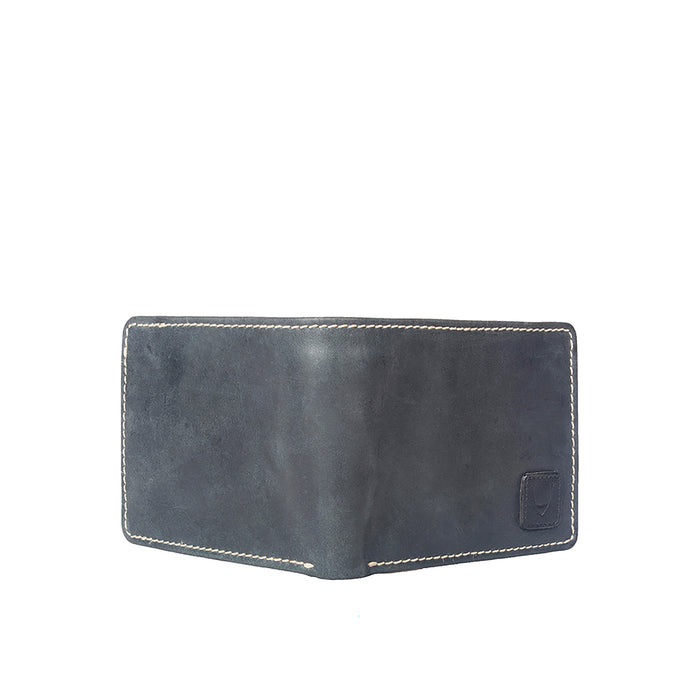 Csw-002 Black Leather Bi-Fold Wallet