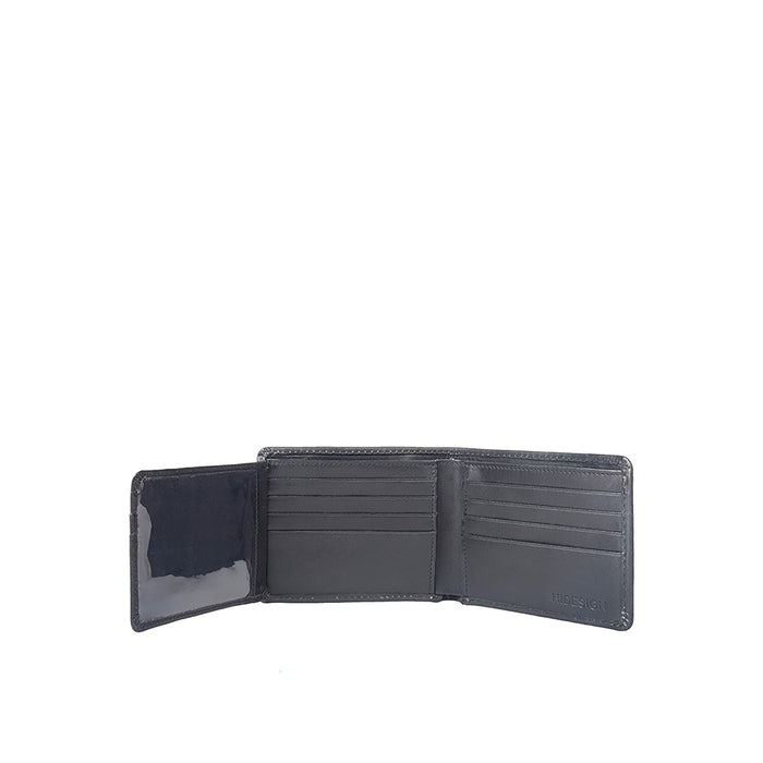 Csw-002 Black Leather Bi-Fold Wallet