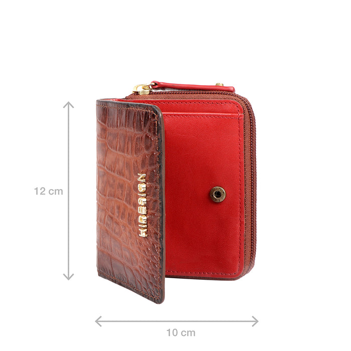 Cupertino W2 Tan Leather Bi-Fold Wallet
