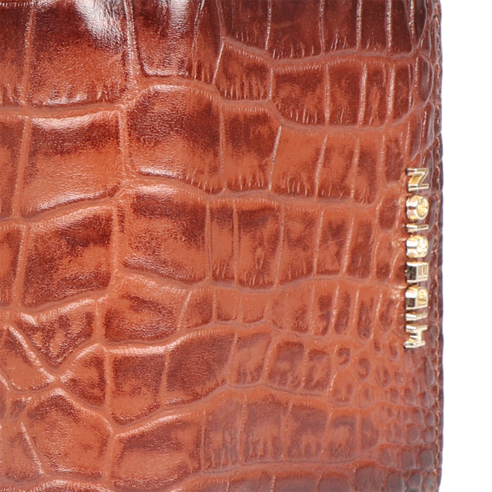 Cupertino W2 Tan Leather Bi-Fold Wallet