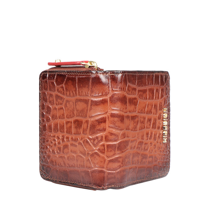 Cupertino W2 Tan Leather Bi-Fold Wallet