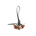 Cyra 01 Leather Flower Charm