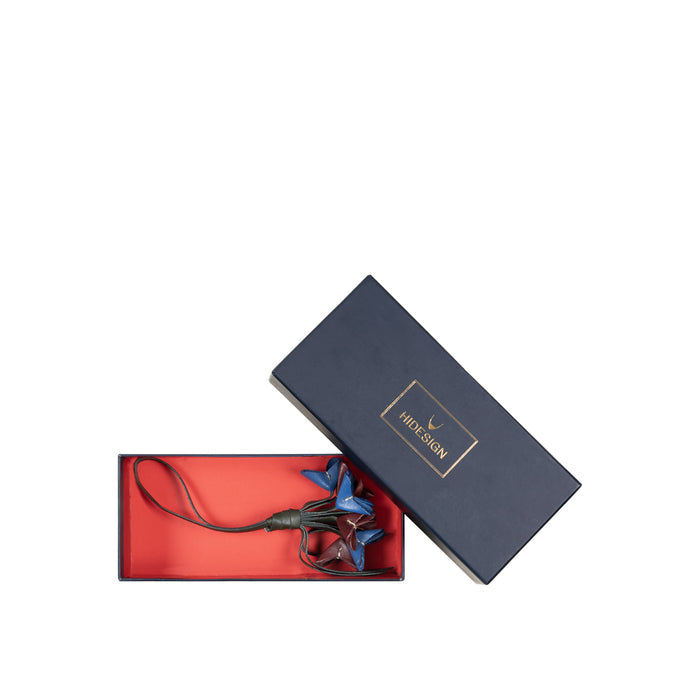 Cyra 01 Leather Flower Charm