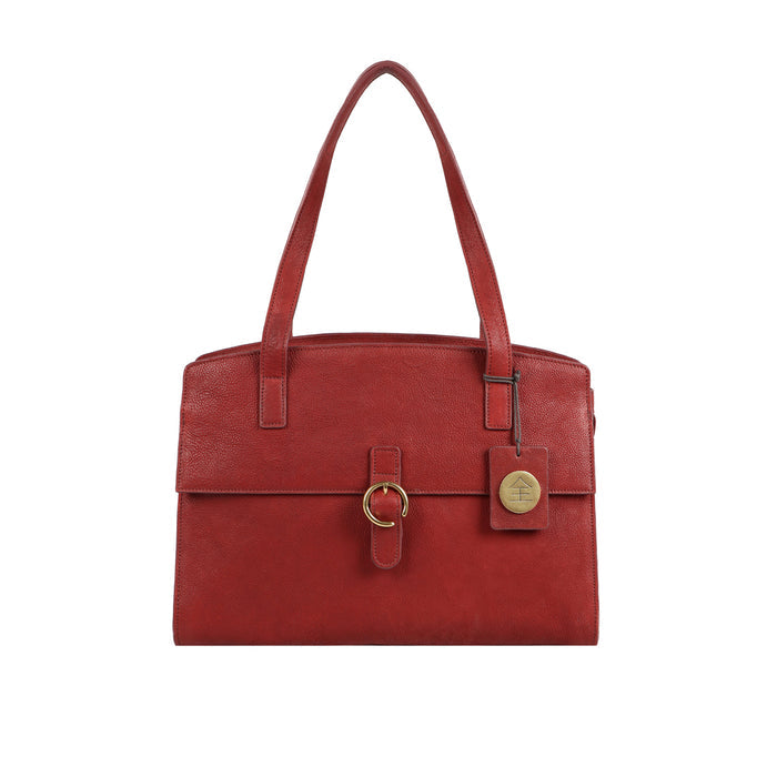 Daicho 01 Marsala Leather Shoulder Bag