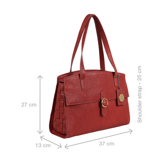 Daicho 01 Marsala Leather Shoulder Bag