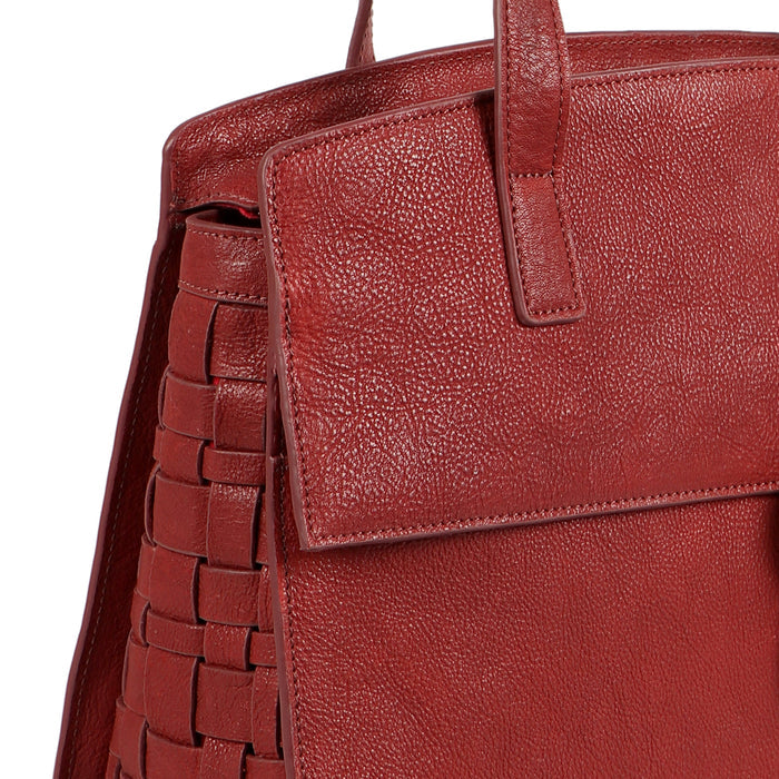 Daicho 01 Marsala Leather Shoulder Bag