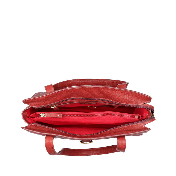 Daicho 01 Marsala Leather Shoulder Bag