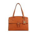 Daicho 01 Orange Leather Shoulder Bag