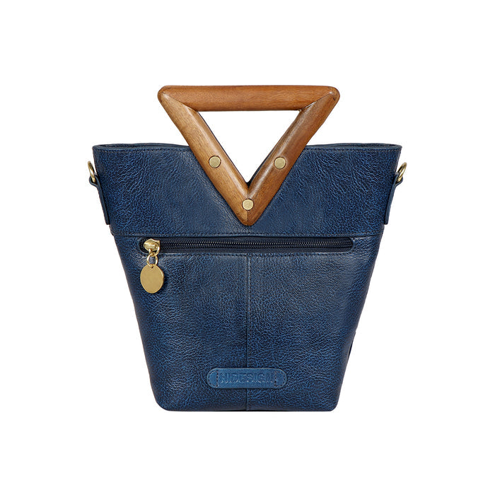 Daishi 01 Blue Leather Sling Bag
