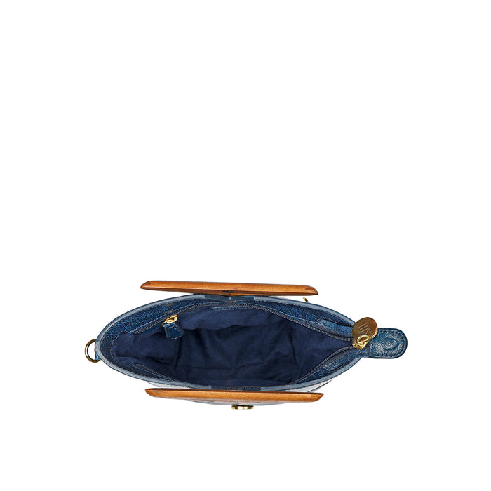 Daishi 01 Blue Leather Sling Bag