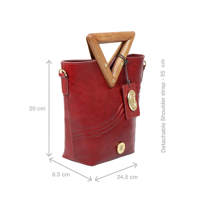 Daishi 01 Marsala Leather Sling Bag