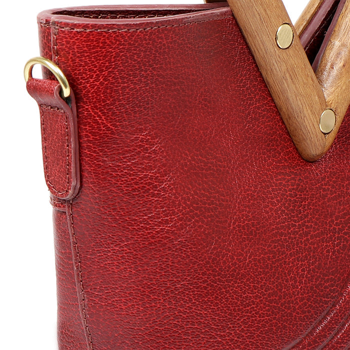 Daishi 01 Marsala Leather Sling Bag