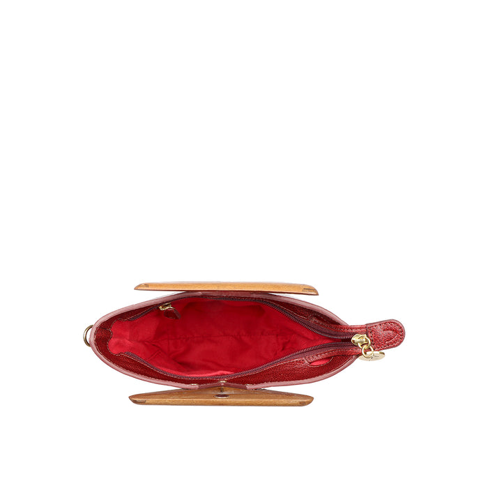 Daishi 01 Marsala Leather Sling Bag
