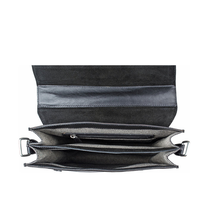 Daniel Black Leather  Crossbody