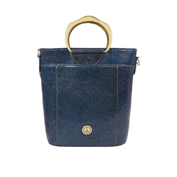 Diana 01 Blue Leather Crossbody