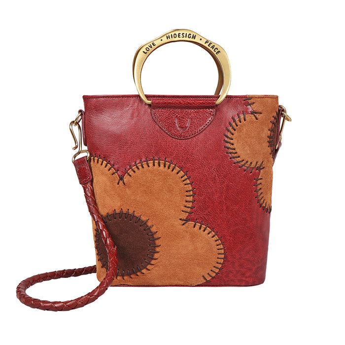 Diana 01 Red Leather Crossbody