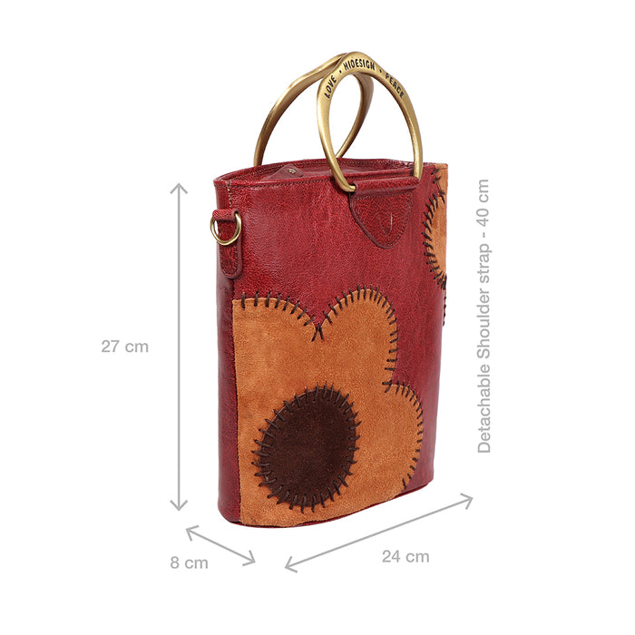 Diana 01 Red Leather Crossbody
